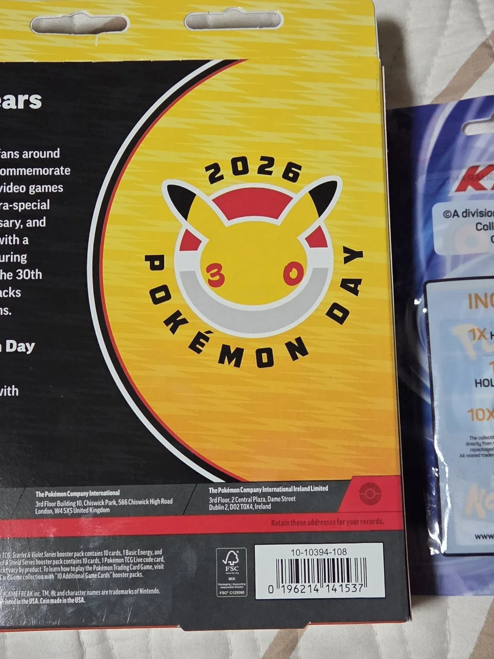 bundled up Pokémon Pikachu Promo Card & Coin Set - Picture 2 of 2
